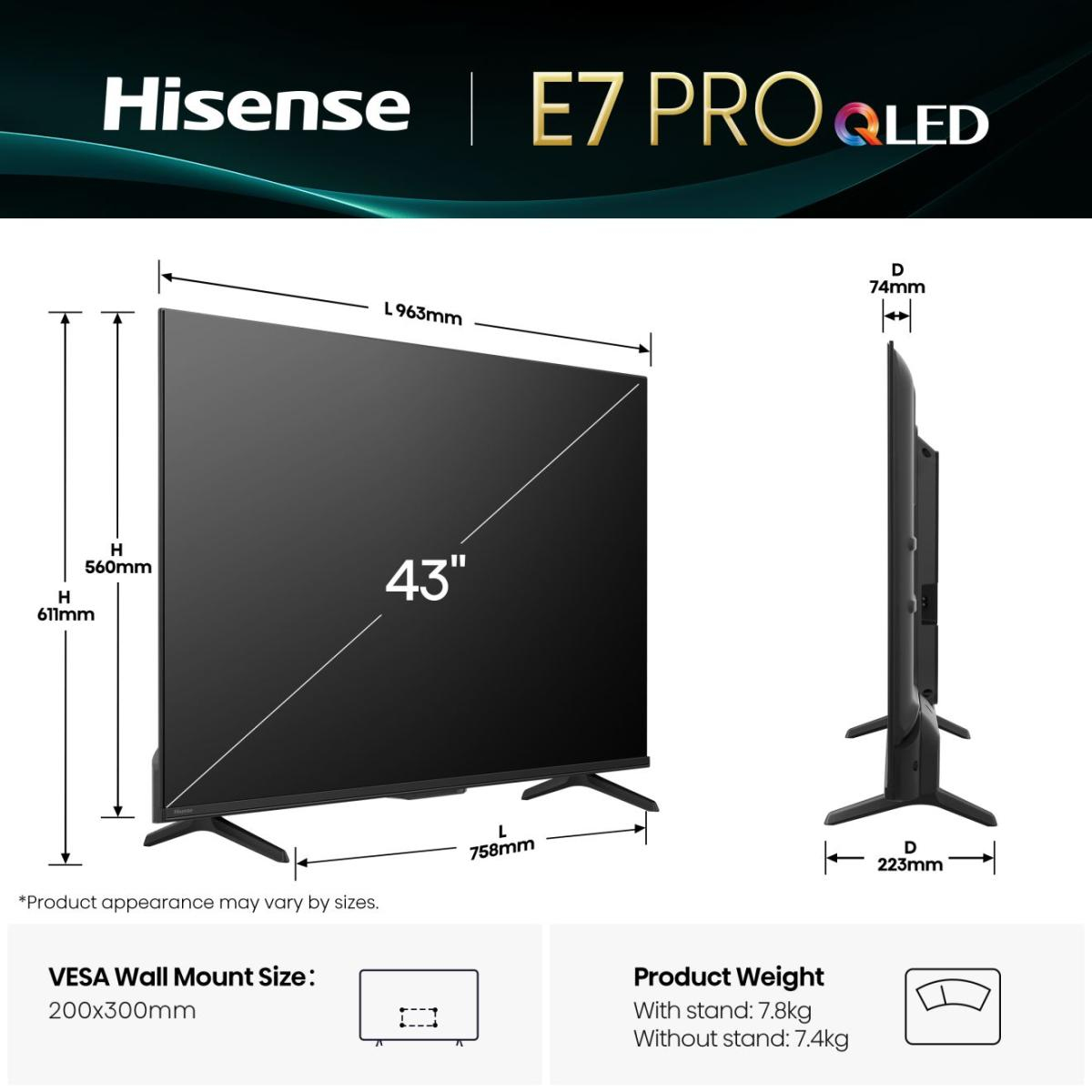 Hisense E7Q PRO 43E7Q PRO — miniatura 2