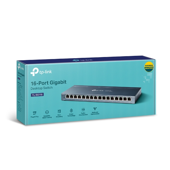 TP-LINK 16PORT GIGABIT DESKTOP TL-SG116 — miniatura 2