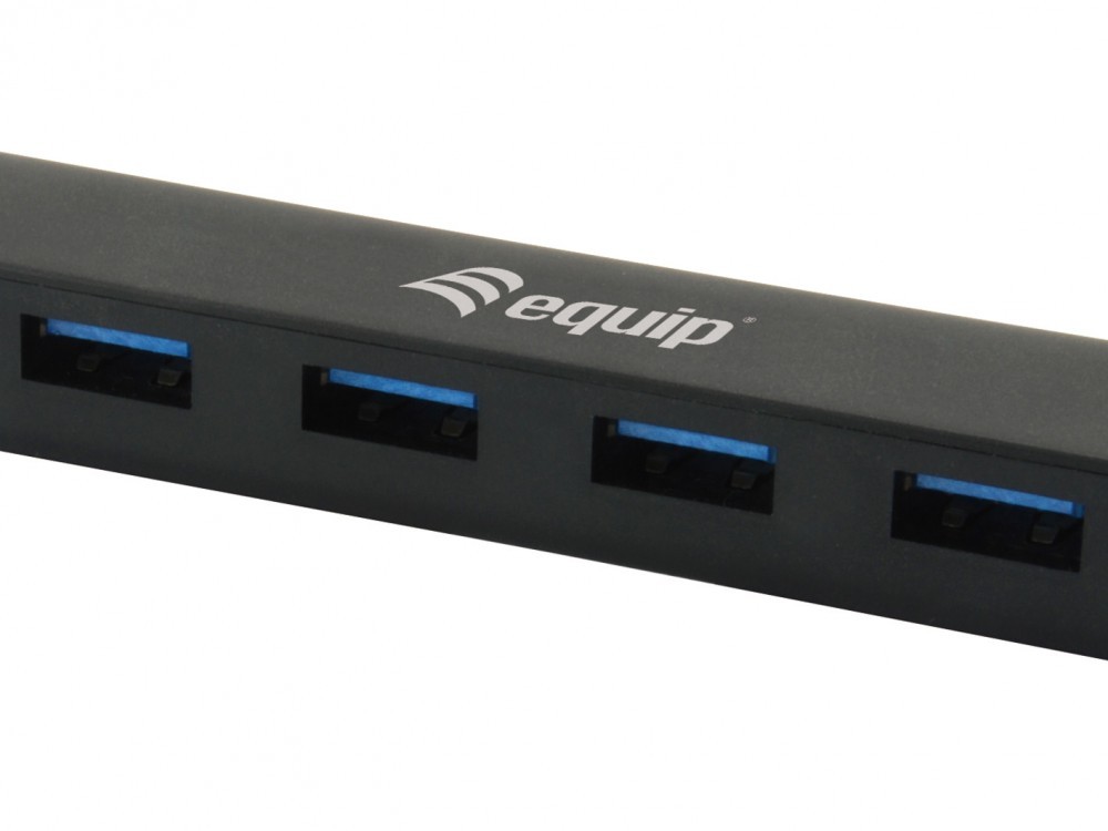 EQUIP LIFE HUB USB-C 4PORT USB 3.0 BLACK — miniatura 2