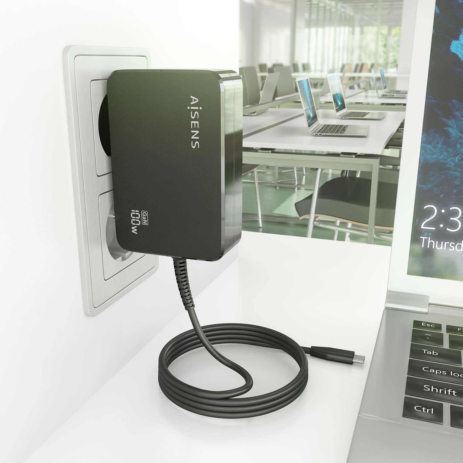 AISENS ASCH-1PD100WL50-BK — miniatura 5