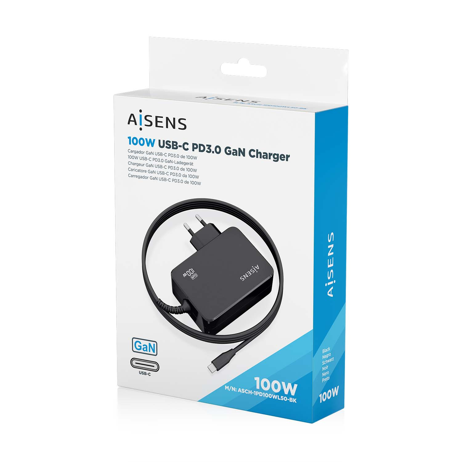 AISENS ASCH-1PD100WL50-BK — miniatura 7