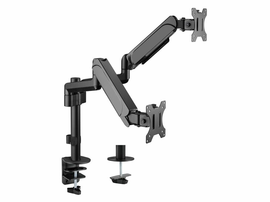 EQUIP ERGO SUPORTE SECRETARIA 17" 32" DUAL MONITOR DESK MOUNT BRACKET 650133 — miniatura 3