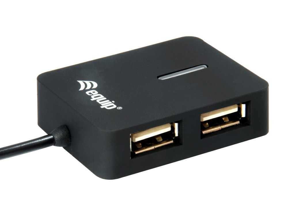 EQUIP LIFE HUB 4 PORTS USB 2.0 BLACK — miniatura 2