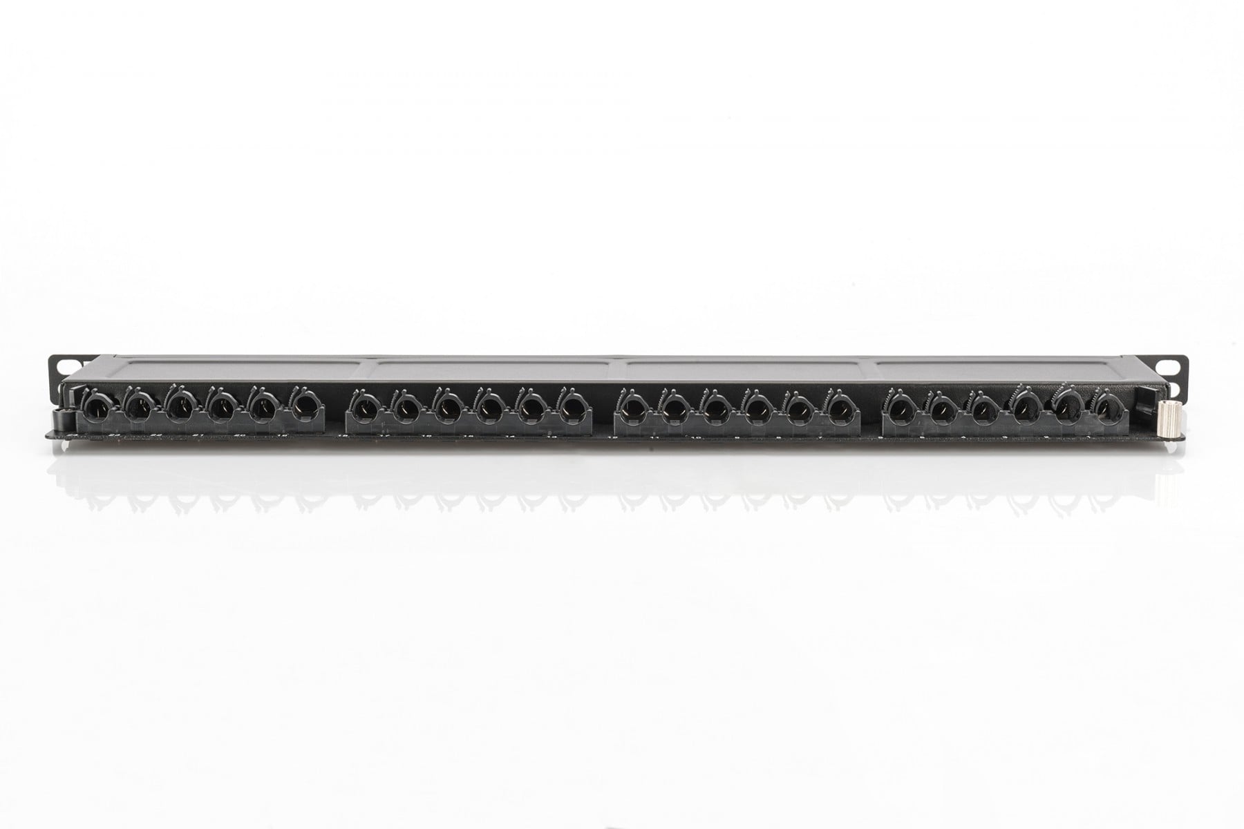 DIGITUS PATCH PANEL 19" 24P CAT6A 0.5U BLINDADO PRETO — miniatura 6