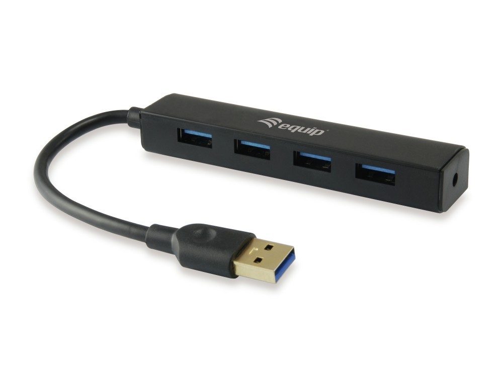 EQUIP LIFE HUB 4PORT USB 3.0 BLACK — miniatura 3