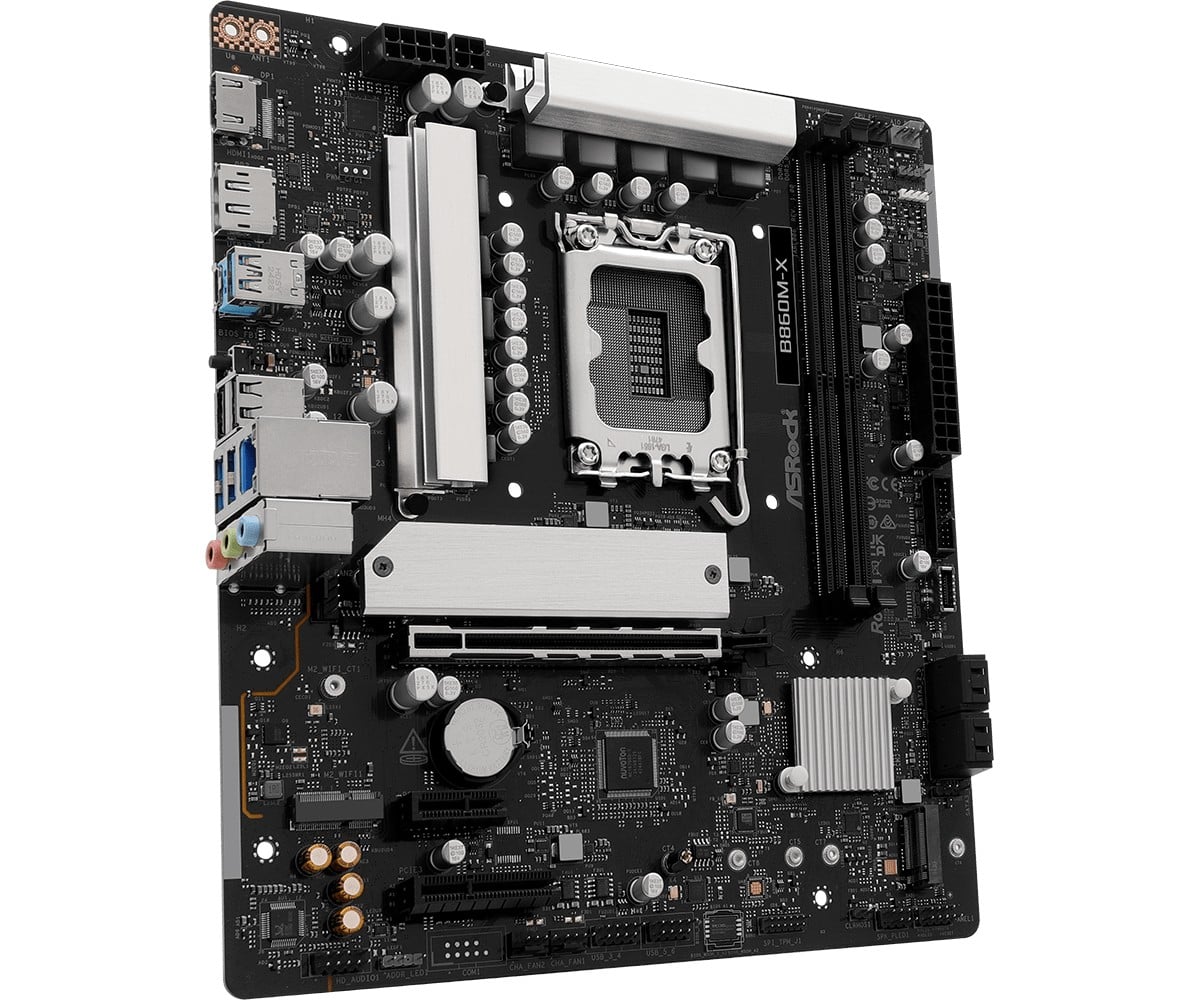 ASROCK MB B860M-X 2DDR5 128GB LGA 1851 HDMI DP MATX — miniatura 4