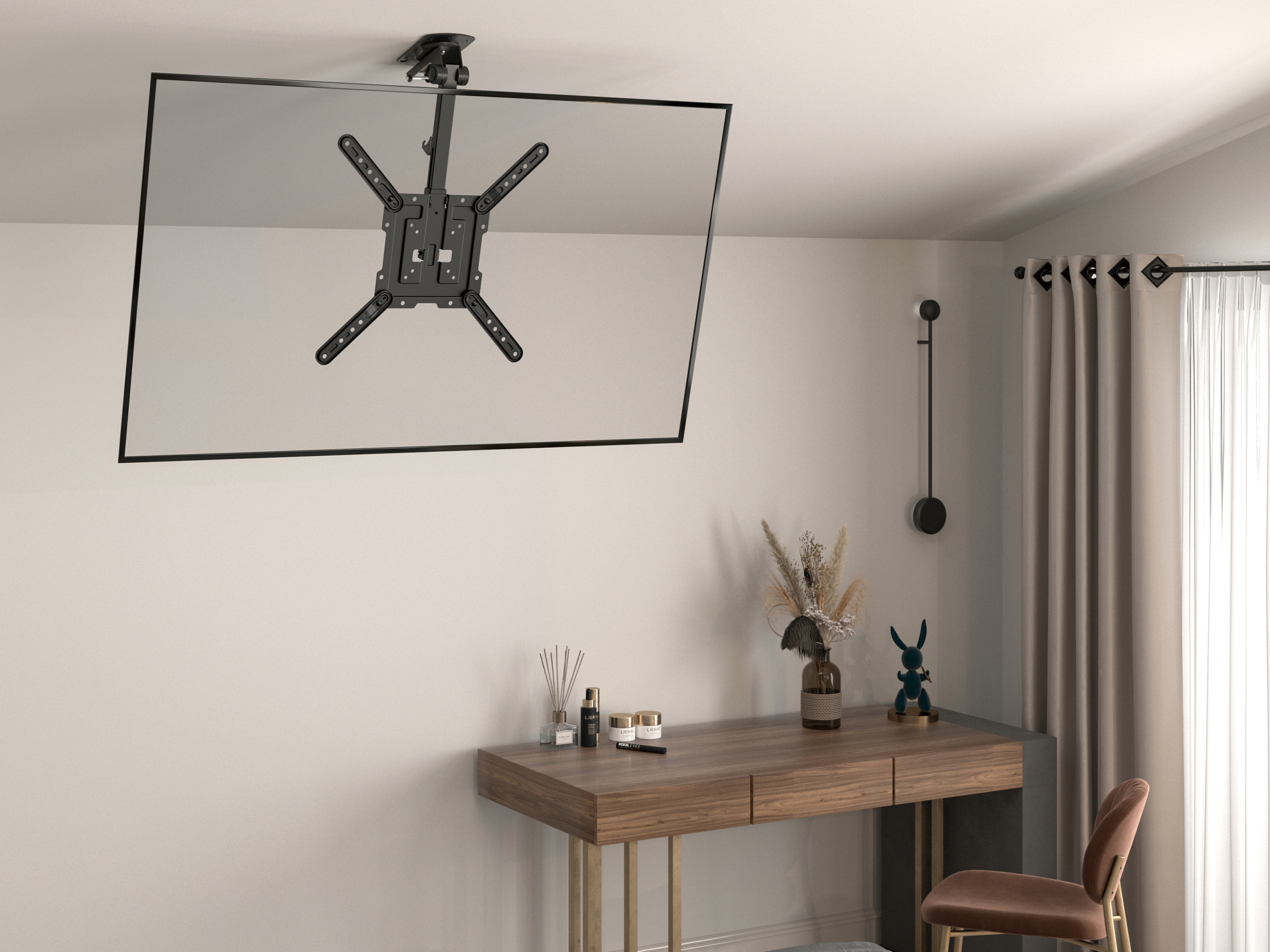 Equip Suporte de TV de 23“-55” para montagem no teto — miniatura 3