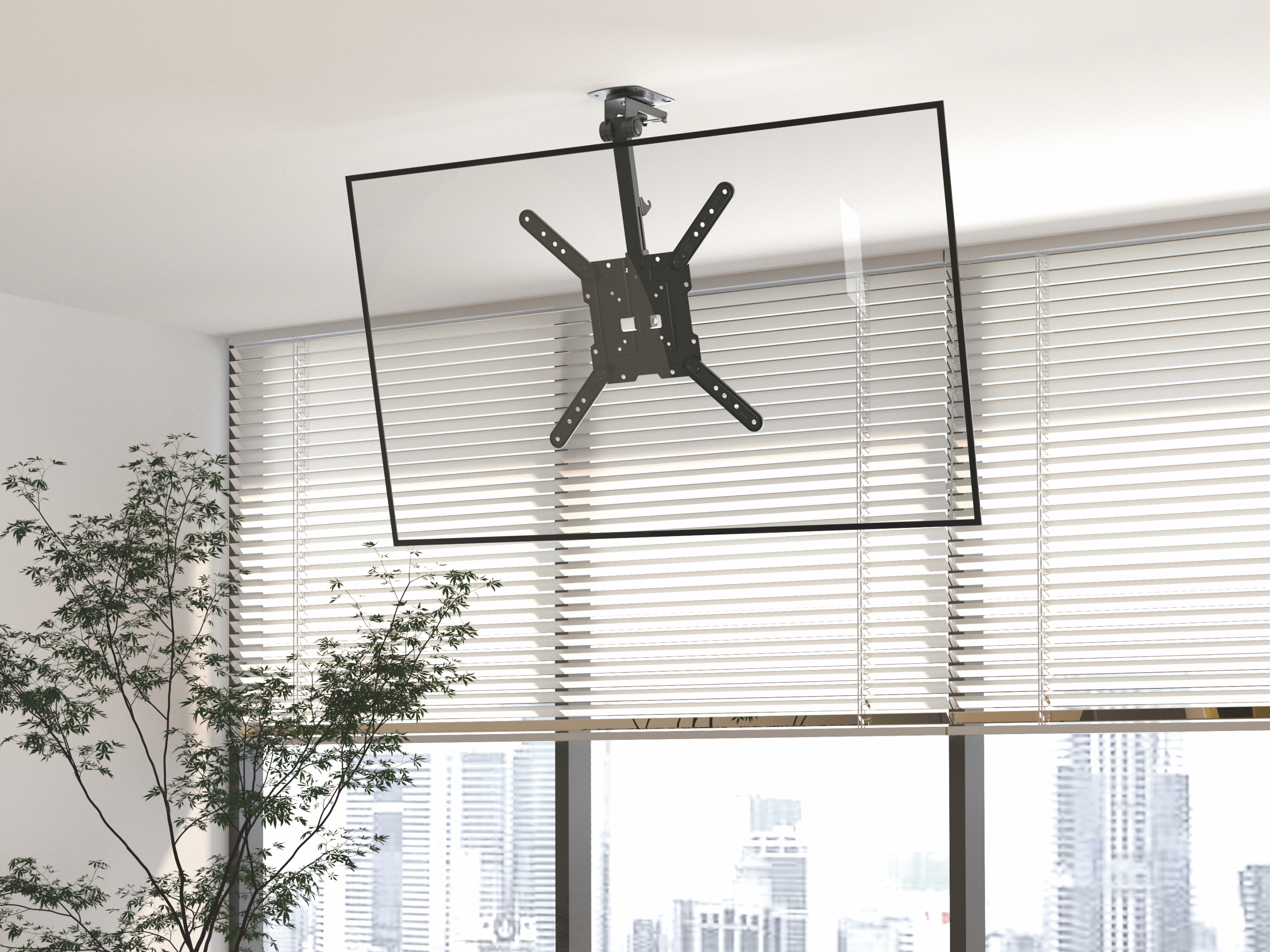 Equip Suporte de TV de 23“-55” para montagem no teto — miniatura 4