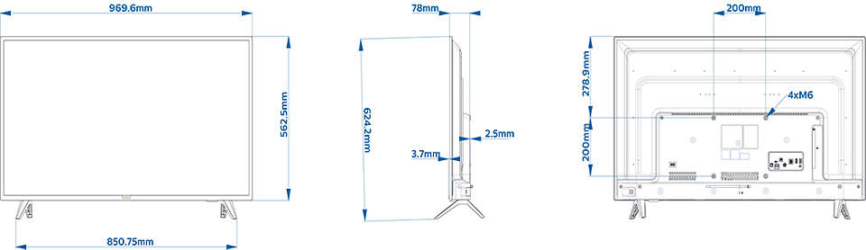 Philips 43HFL5114/12 — miniatura 3