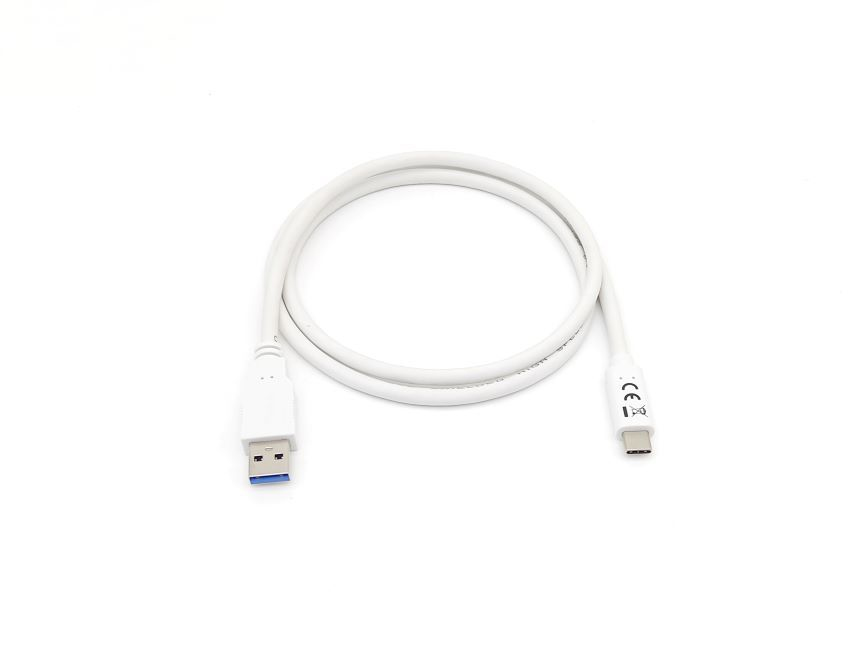 EQUIP CABO USB 3.2 GEN 1 C TO A CABLE M/M 5G TRANSFER 3ª 2.0MT  WHITE — miniatura 5