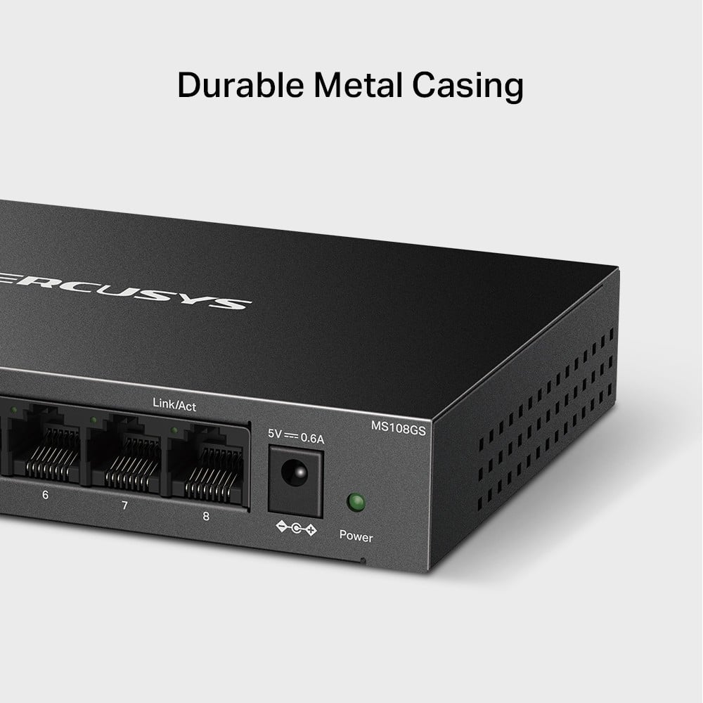 MERCUSYS SWITCH 8 PORT GIGABIT — miniatura 4
