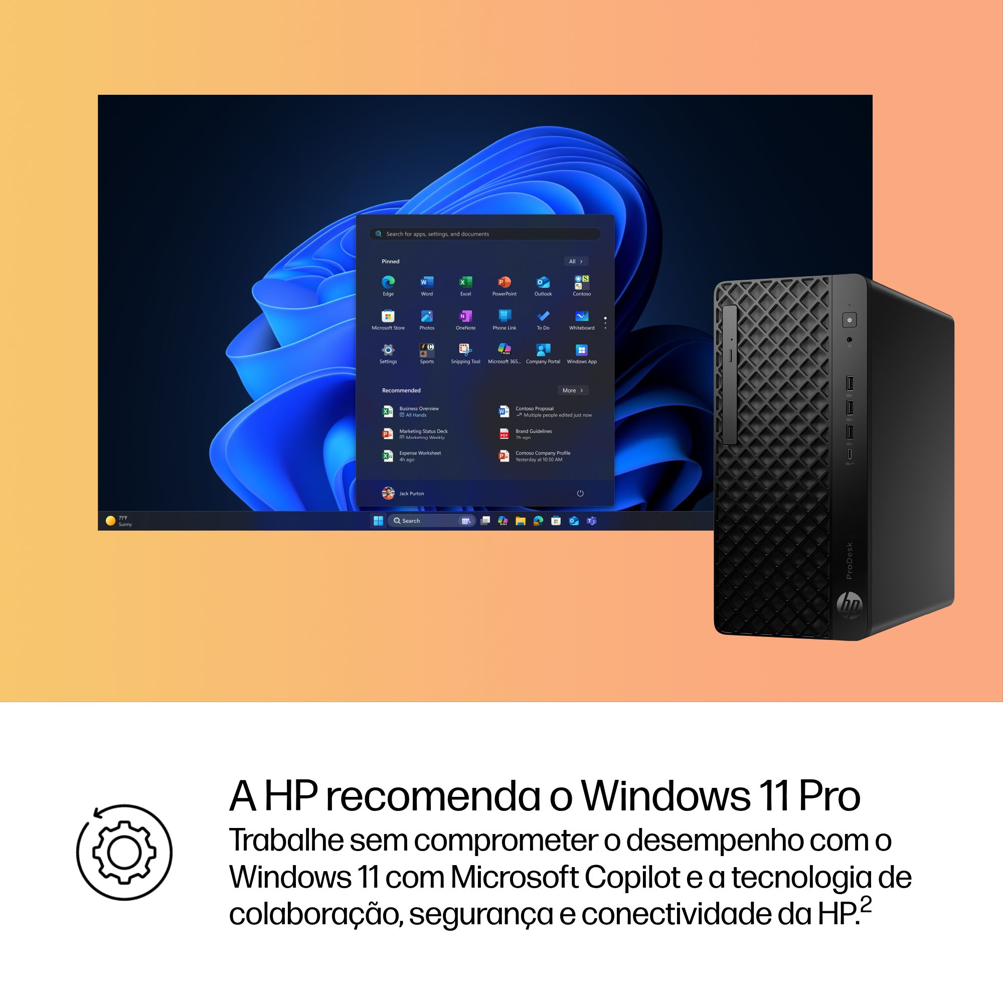 HP ProDesk 4 Tower G1i Desktop AI PC — miniatura 11