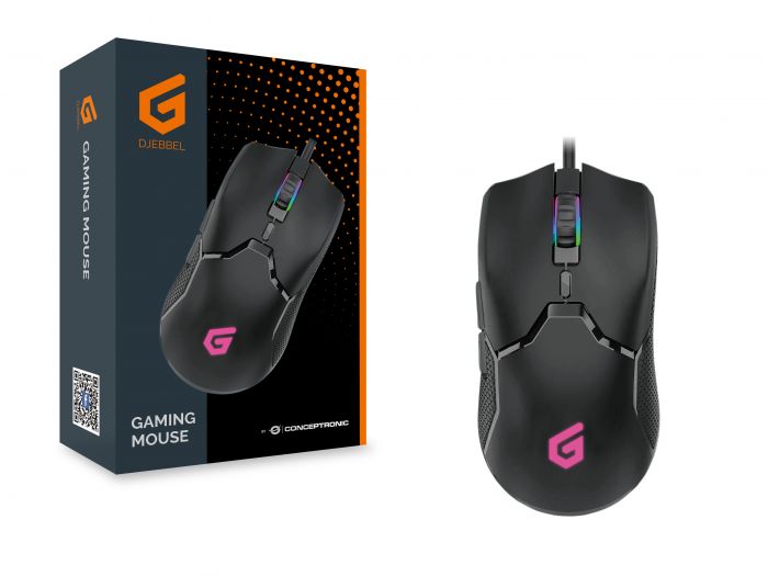 CONCEPTRONIC RATO GAMING DJEBBEL 6D LED RGB 7200DPI — miniatura 2