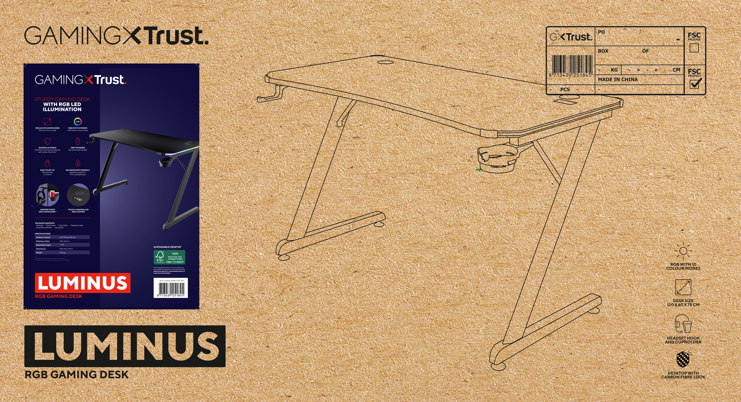 Trust GXT 709 LUMINUS — miniatura 9