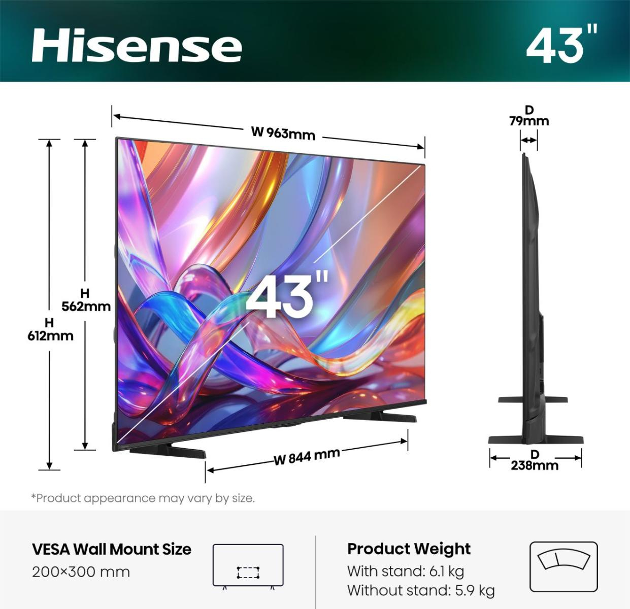 Hisense 43E7S — miniatura 2