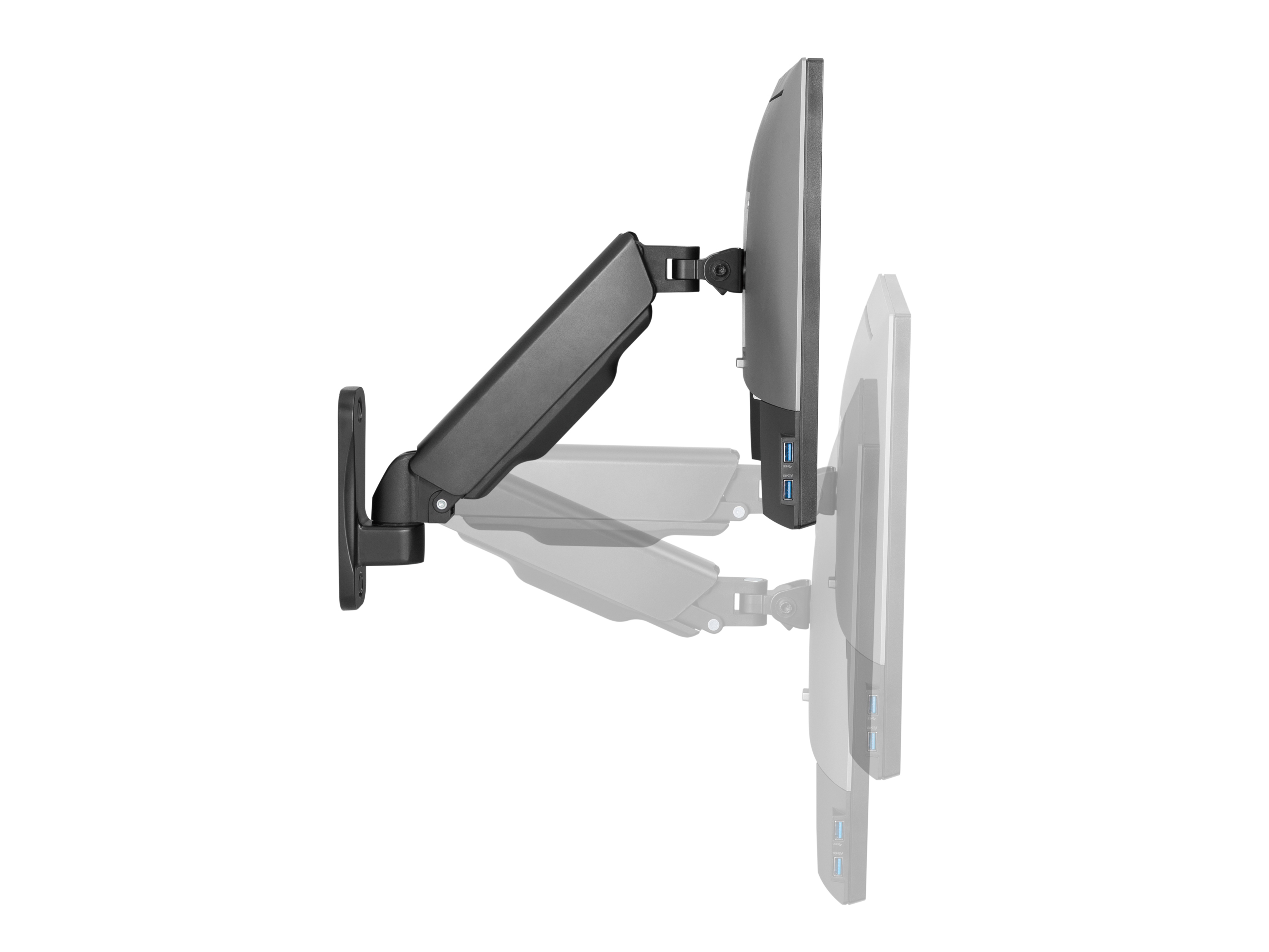 Equip Suporte de montagem na parede para monitor único de 17“-32”, comprimento do braço: 290 mm — miniatura 5