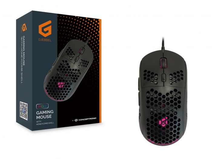 CONCEPTRONIC RATO GAMING DJEBBEL 6D LED RGB 6400DPI #PROMO# — miniatura 2