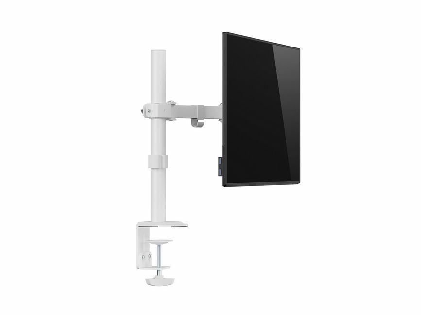 Equip Suporte de montagem de secretária para monitor articulado de 17“-32”, branco — miniatura 3