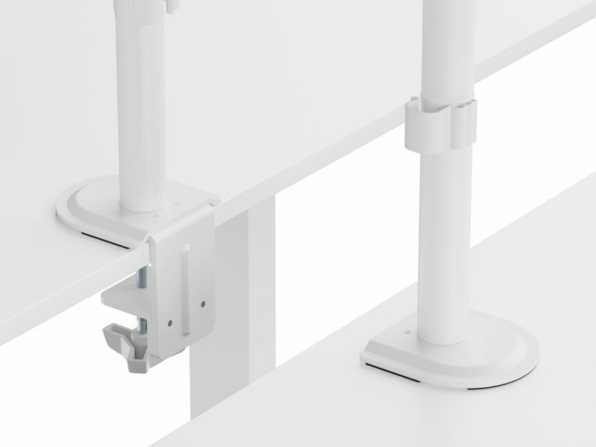 Equip Suporte de montagem de secretária para monitor articulado de 17“-32”, branco — miniatura 5