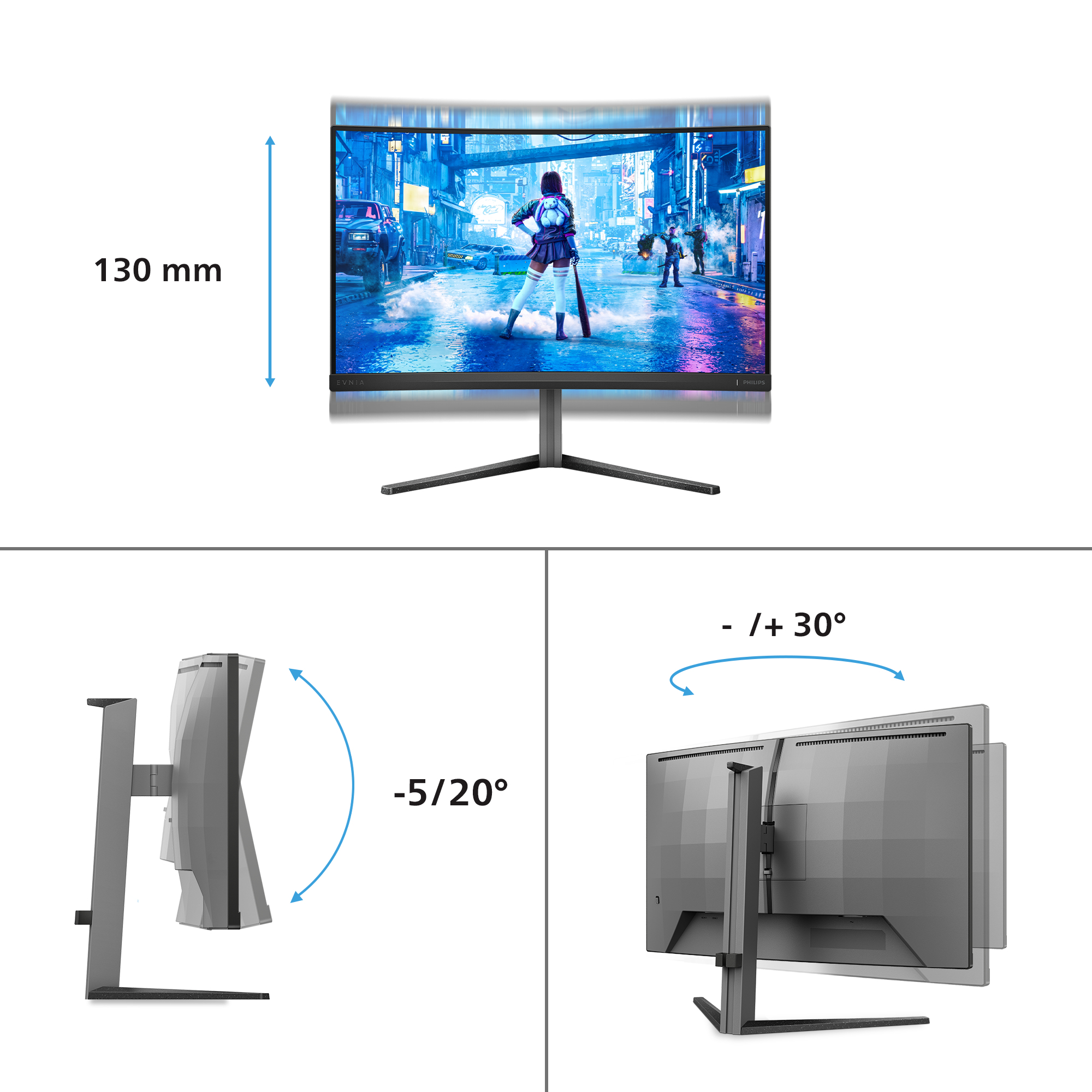 Philips Evnia 5000 27M2C5200W/00 — miniatura 3