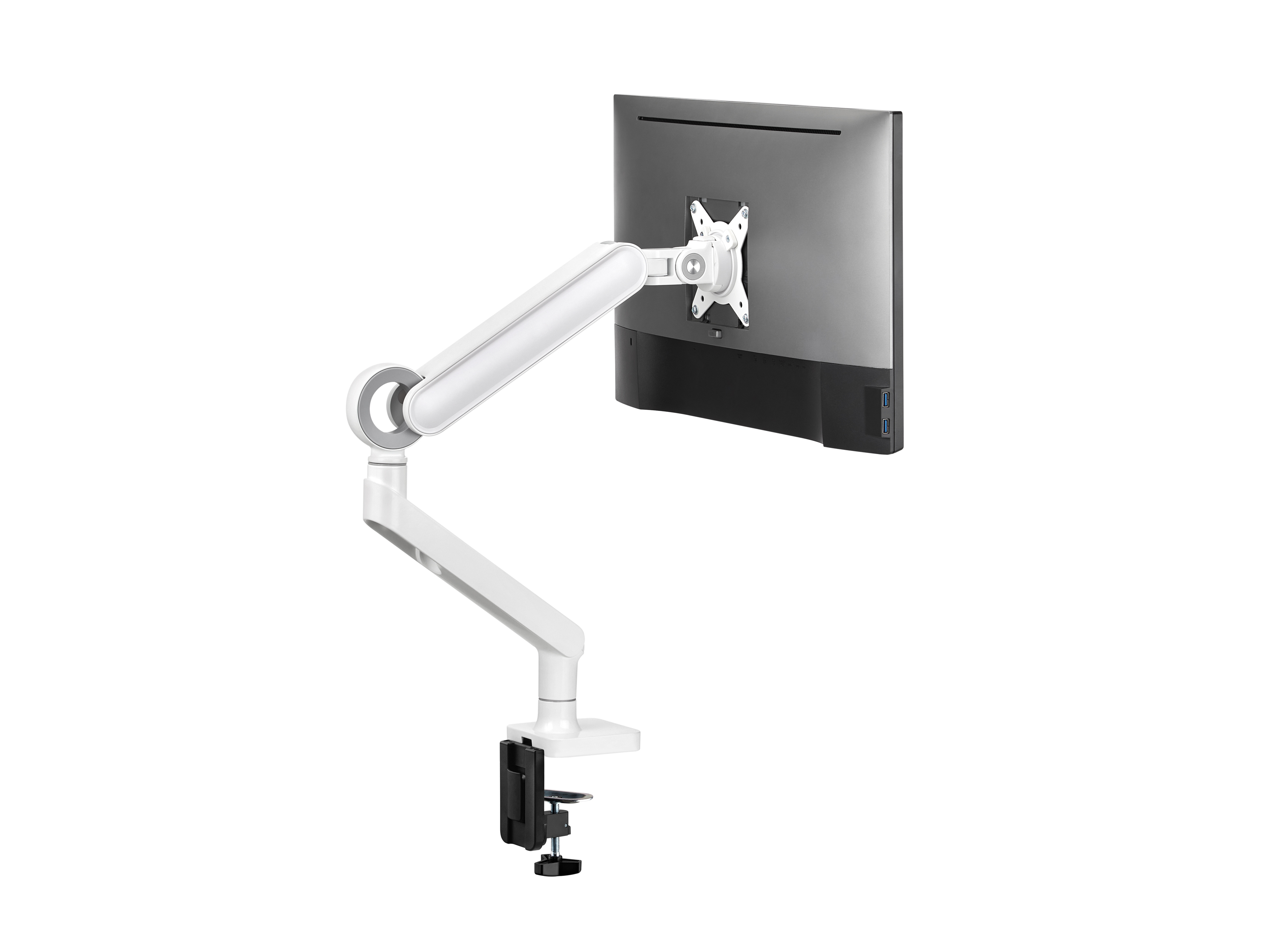 Equip Suporte de montagem de secretária para monitor Premium 17“-35”, branco — miniatura 3