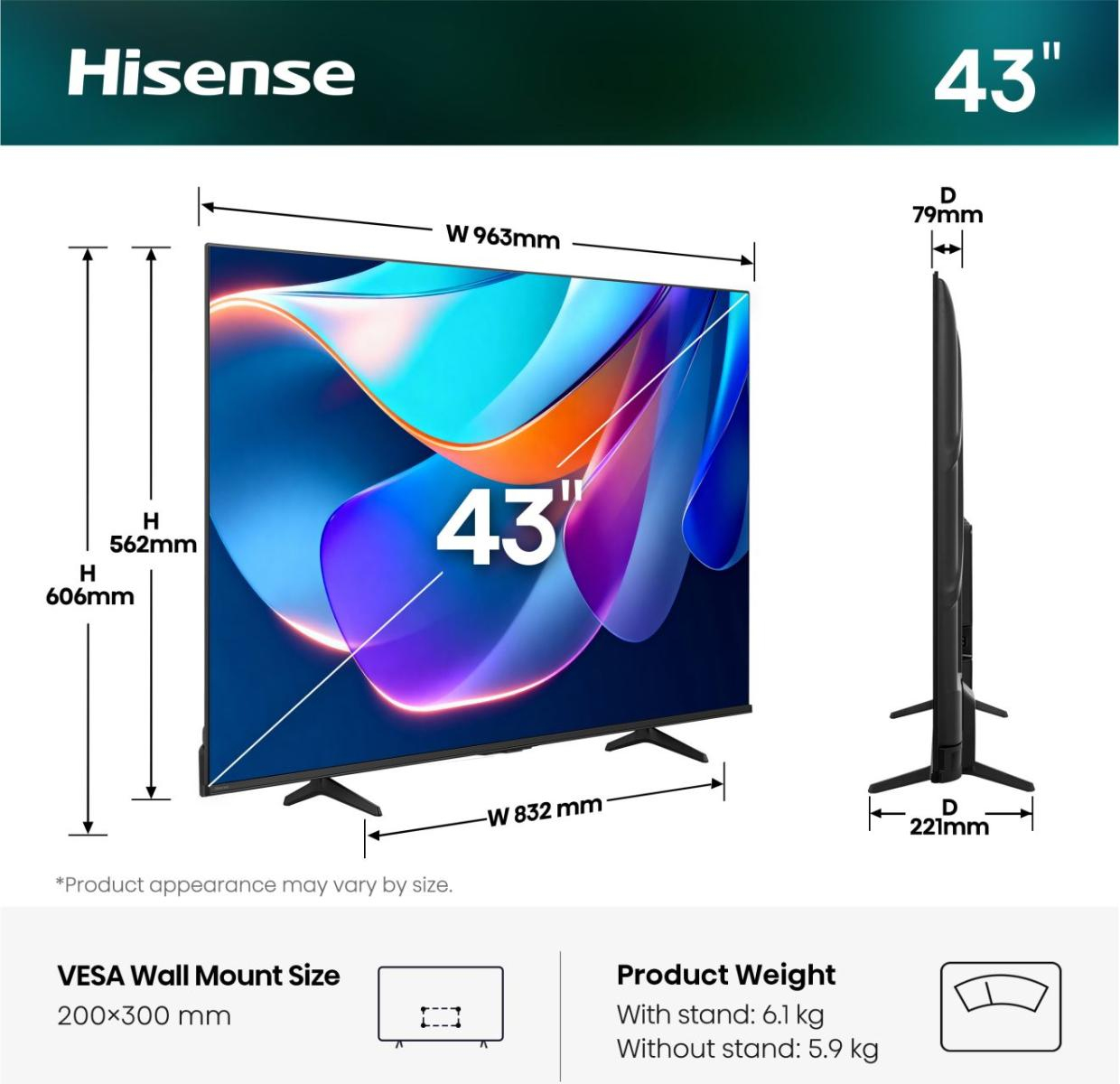 Hisense 43A6S — miniatura 2