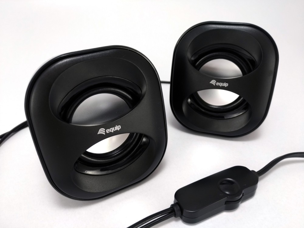 EQUIP LIFE MINI COLUNAS USB 6W SPEAKER PRETO — miniatura 2