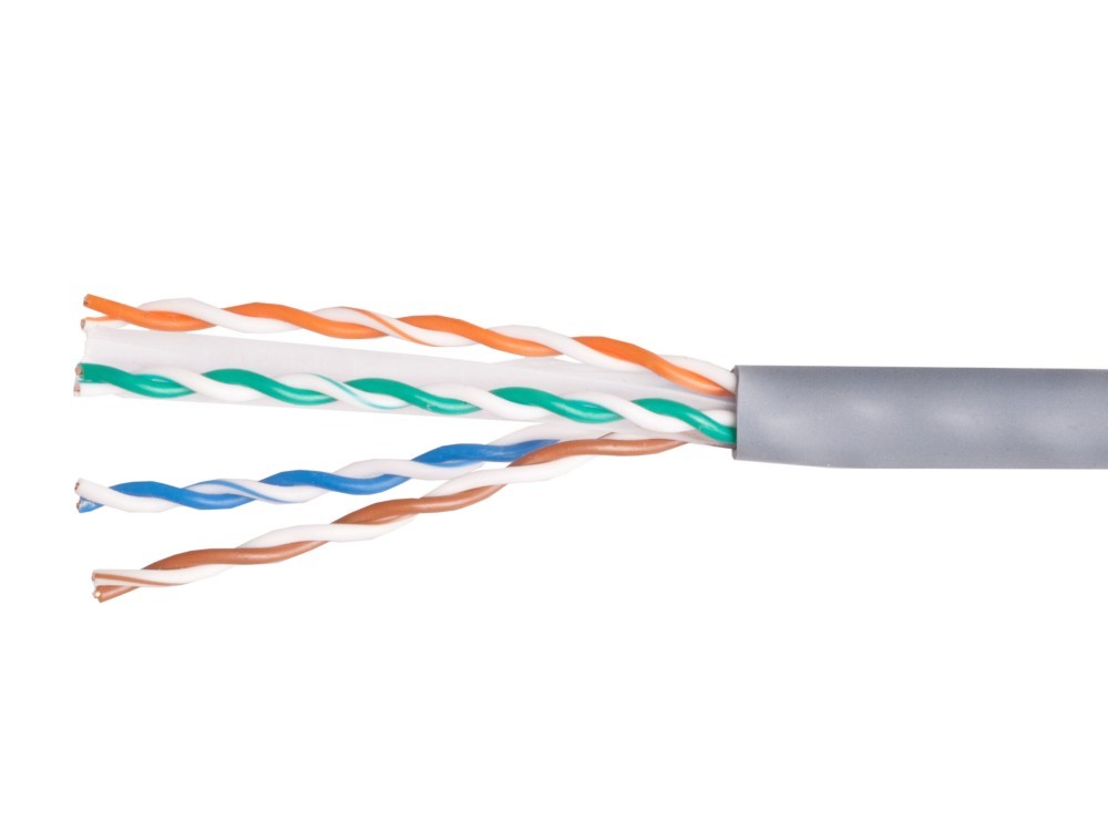 EQUIP BOBINE CABO DE REDE CAT6A U/UTP 305M LSZH COBRE CINZA — miniatura 3