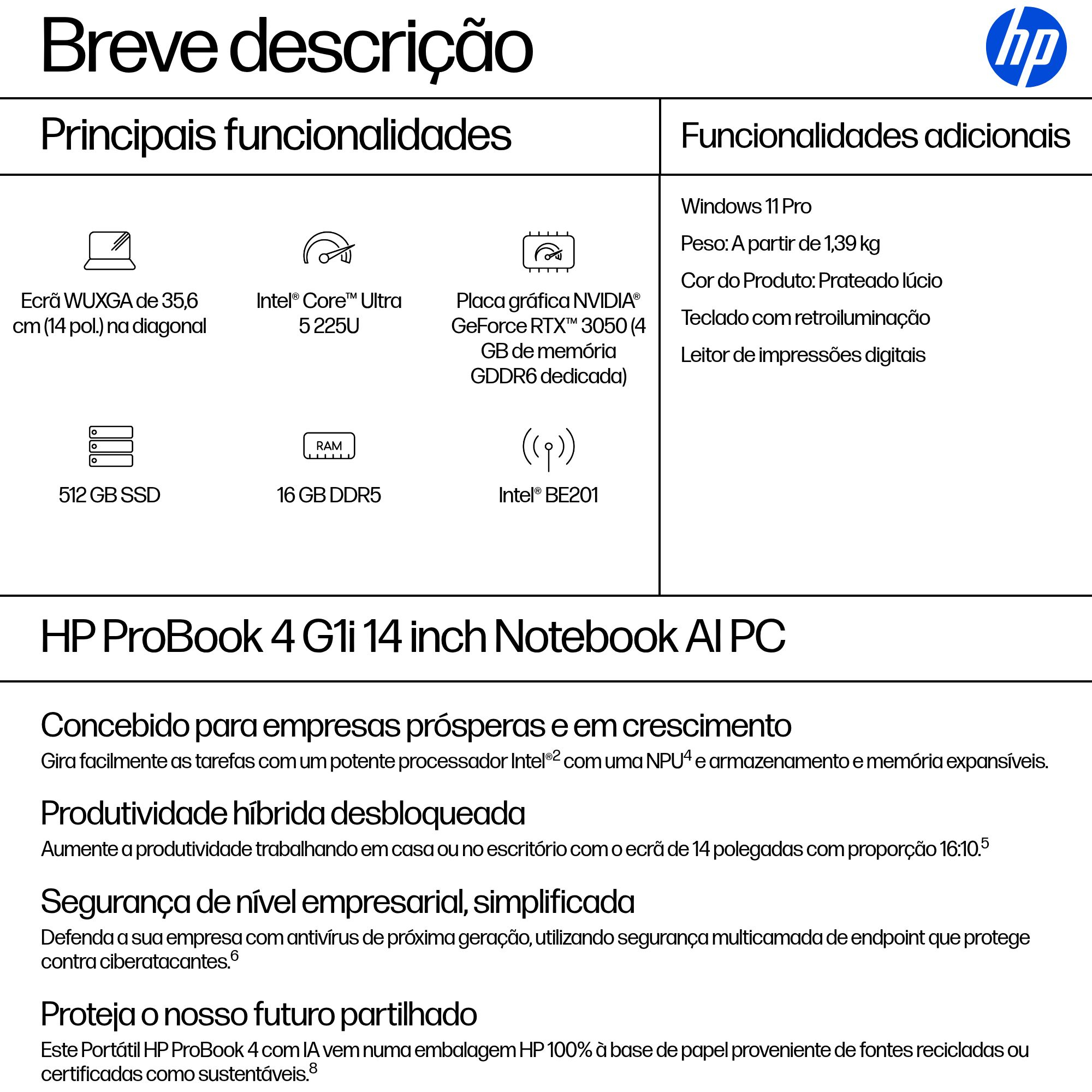 HP ProBook 4 G1i AI PC — miniatura 3