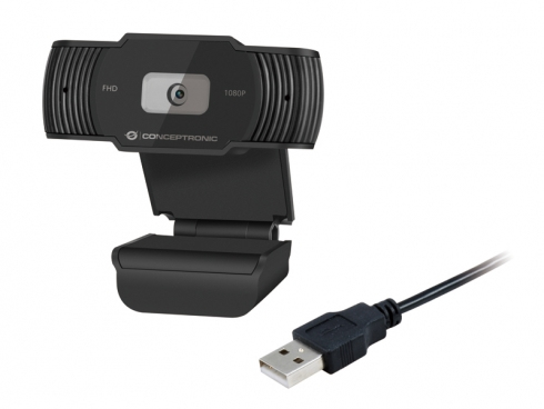 CONCEPTRONIC WEBCAM FULLHD (1920x1080) TAMPA PRIV FOCO FIXO NOISE-R #PROMO# — miniatura 2