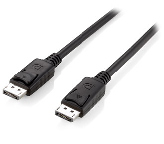 EQUIP CABO DISPLAYPORT M/M 2MT PRETO — miniatura 2