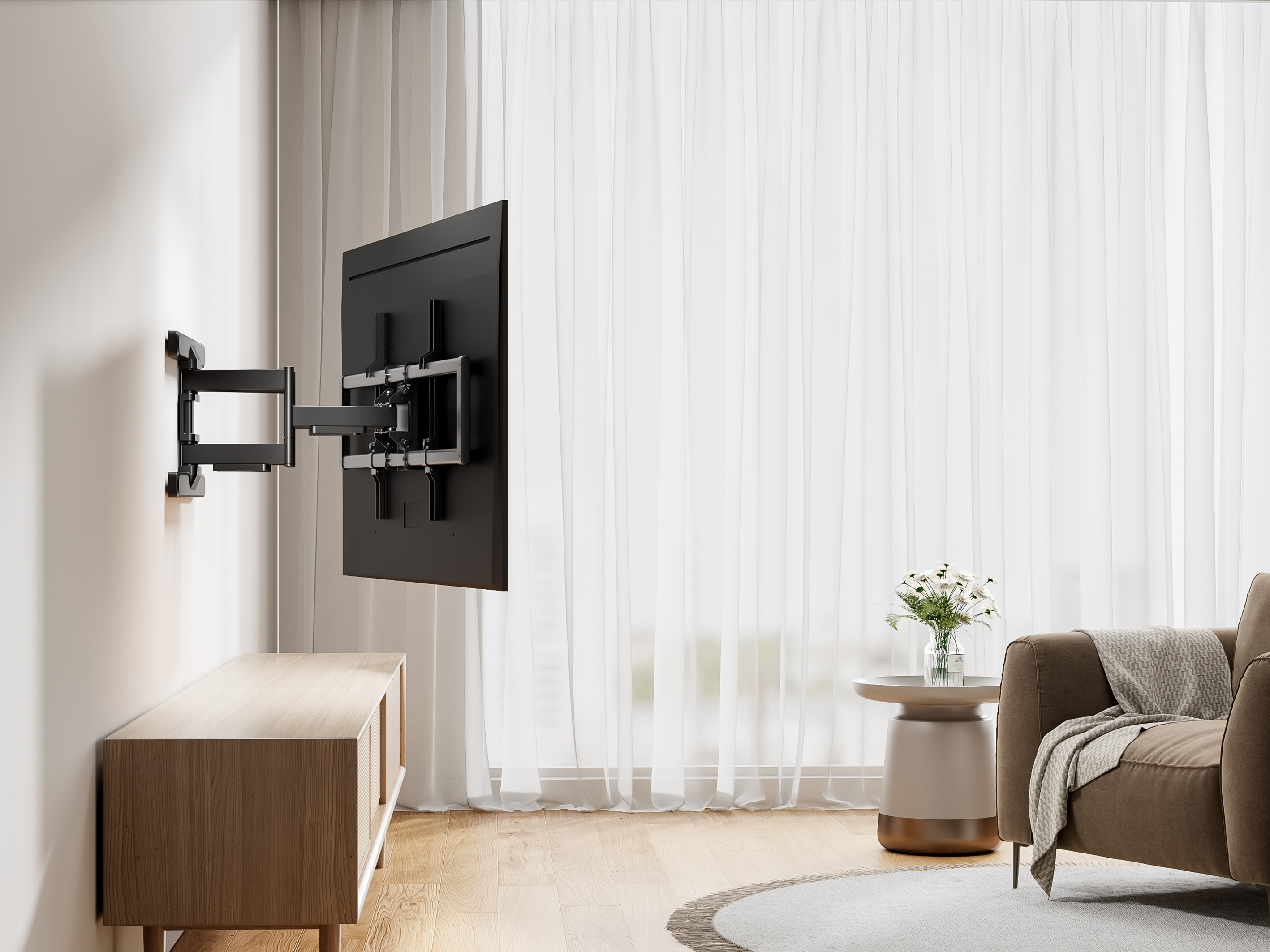 Equip 650348 Suporte de montagem de TV de movimento total de 43"-100” — miniatura 6