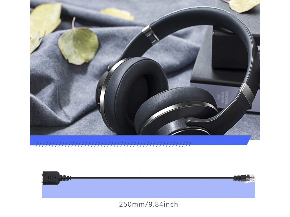 EQUIP ADAPTADOR DE AUDIO DE RJ9 PARA HEADSET 3.5MM — miniatura 4