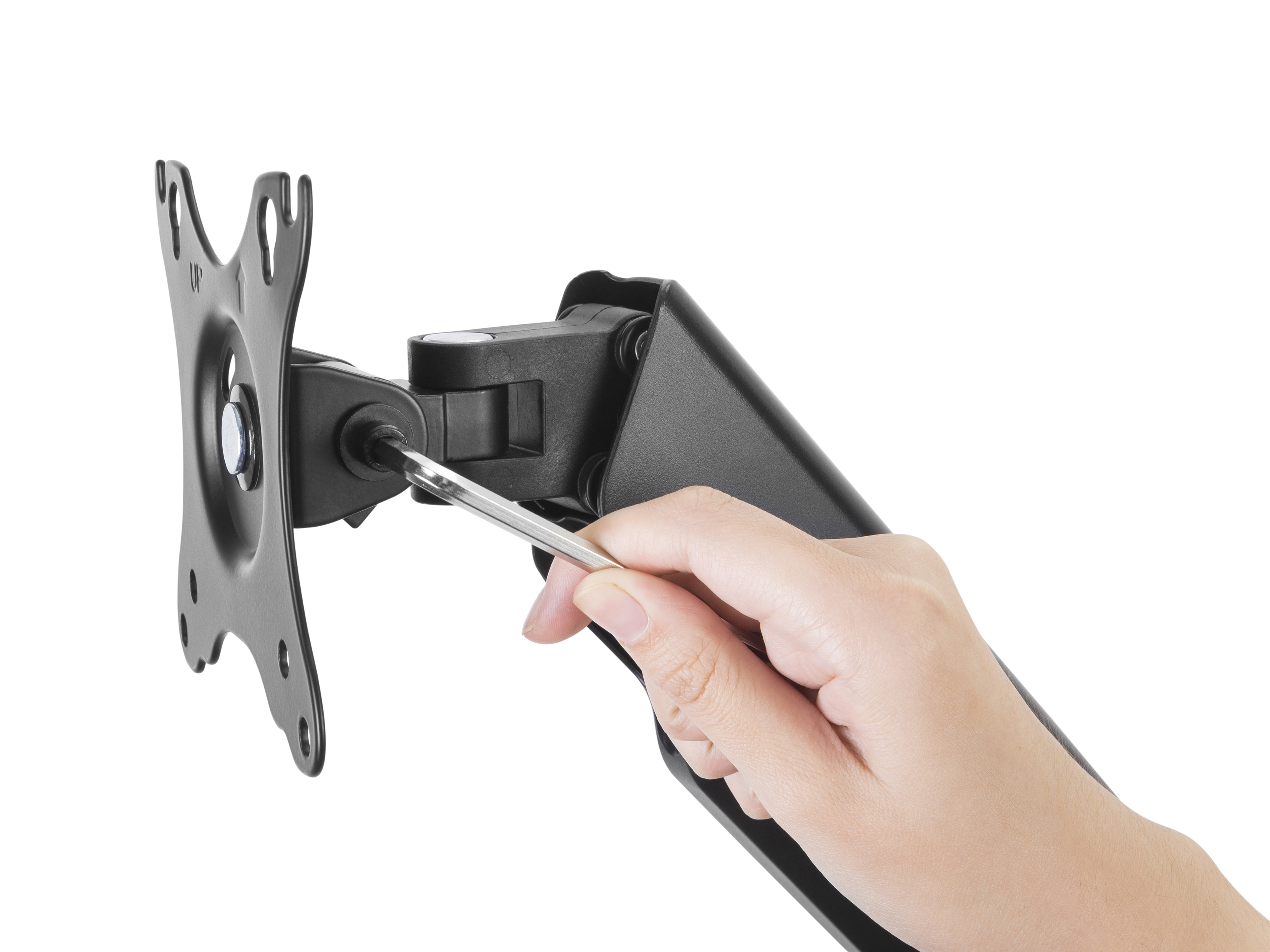 Equip Suporte de montagem na parede para monitor único de 17“-32”, comprimento do braço: 450 mm — miniatura 4
