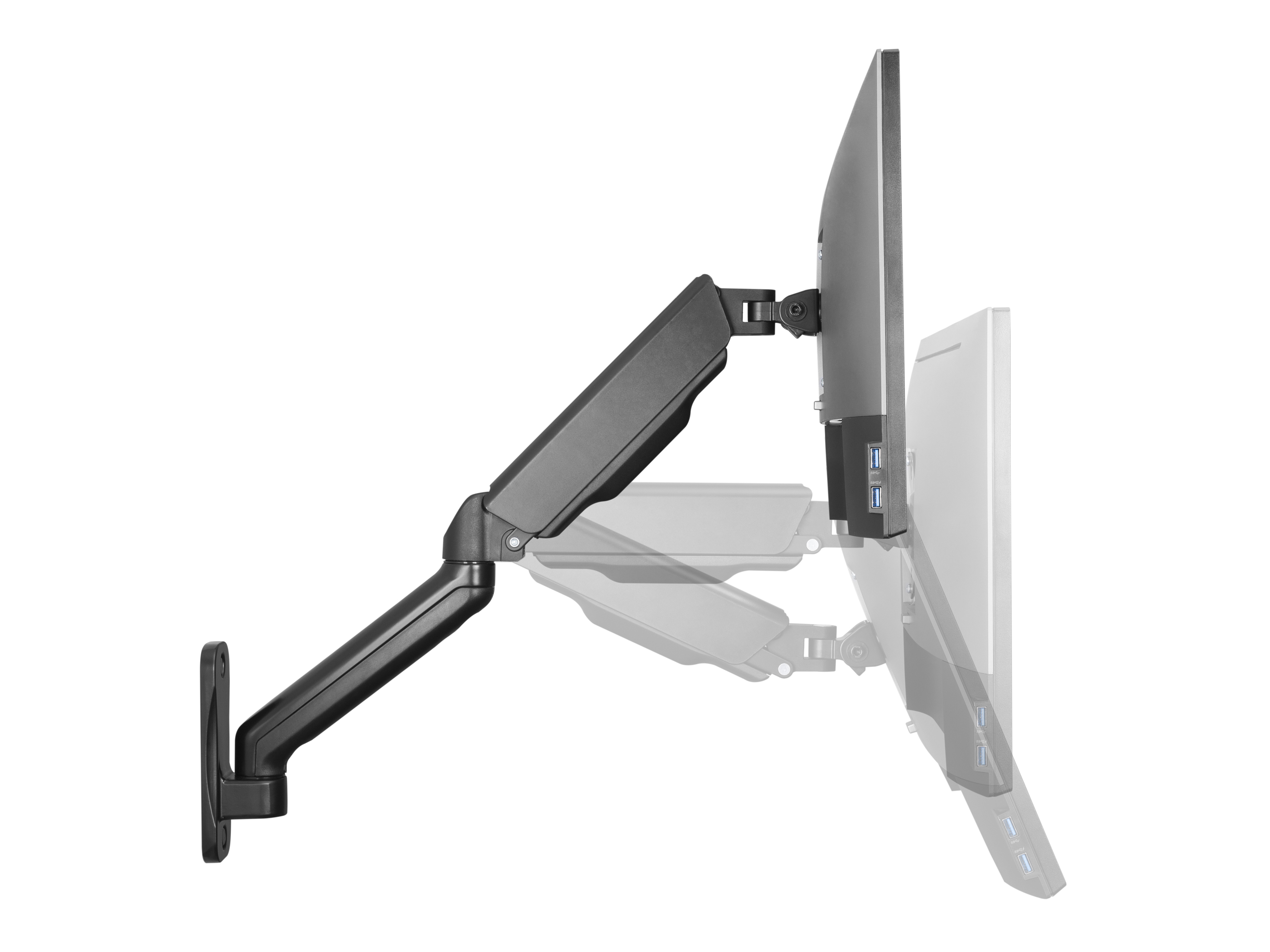 Equip Suporte de montagem na parede para monitor único de 17“-32”, comprimento do braço: 450 mm — miniatura 8