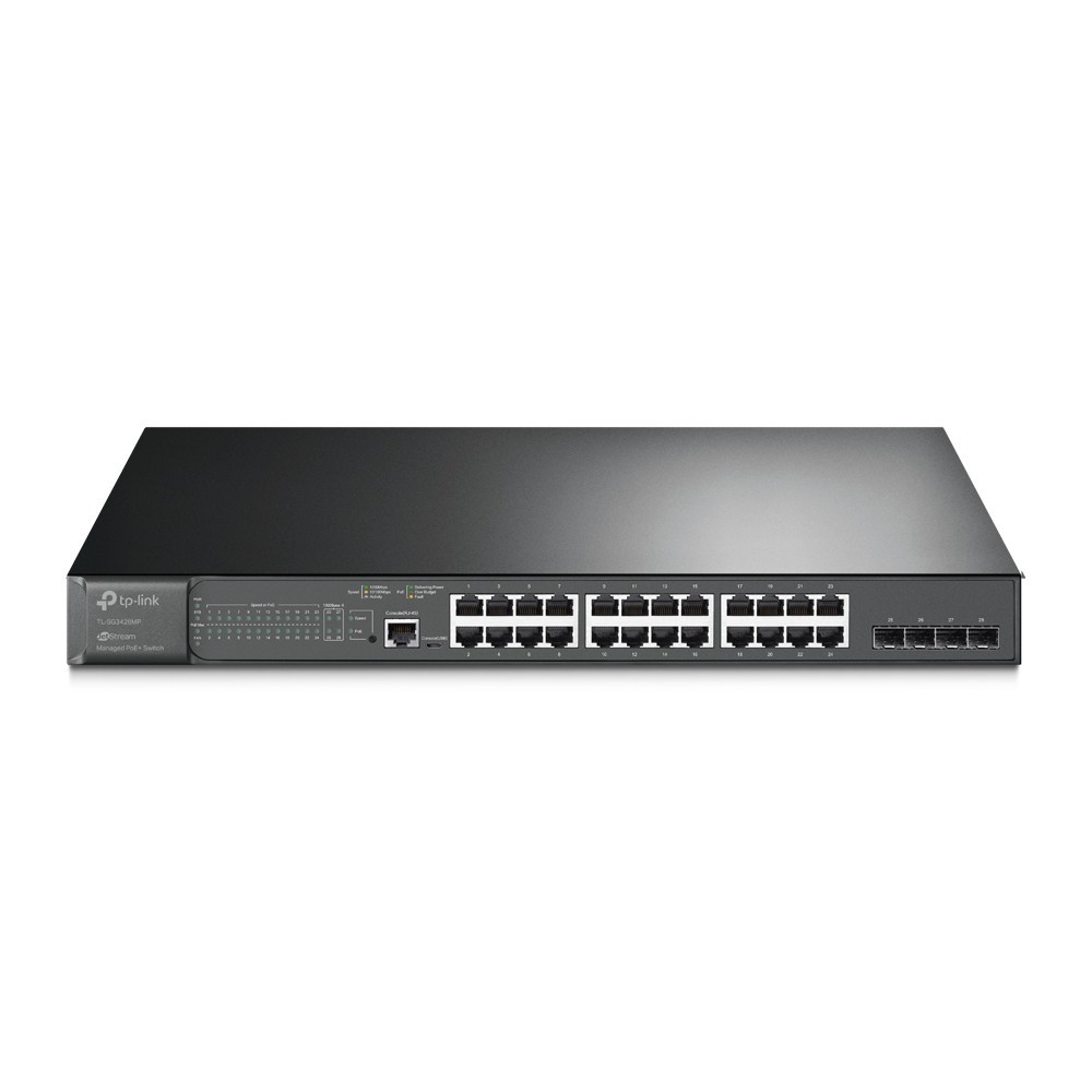 TP-LINK JETSTREAM 28PORT GIGABIT L2 MANAGED SWITCH WITH 24PORT POE+ — miniatura 3