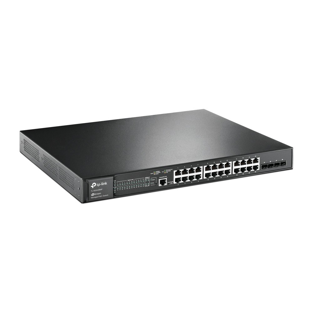 TP-LINK JETSTREAM 28PORT GIGABIT L2 MANAGED SWITCH WITH 24PORT POE+ — miniatura 4