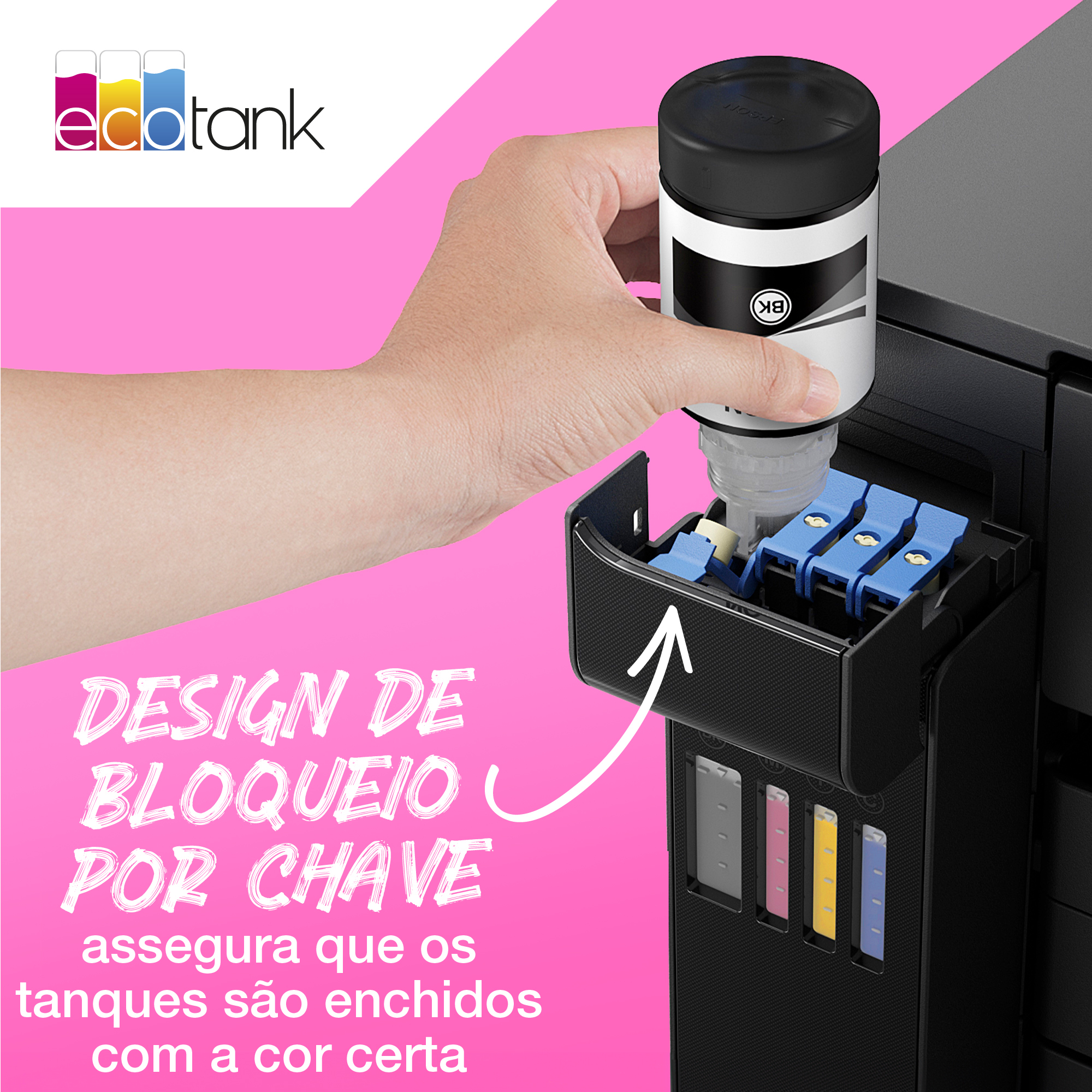 Epson 113 EcoTank Pigment Cyan ink bottle — miniatura 5