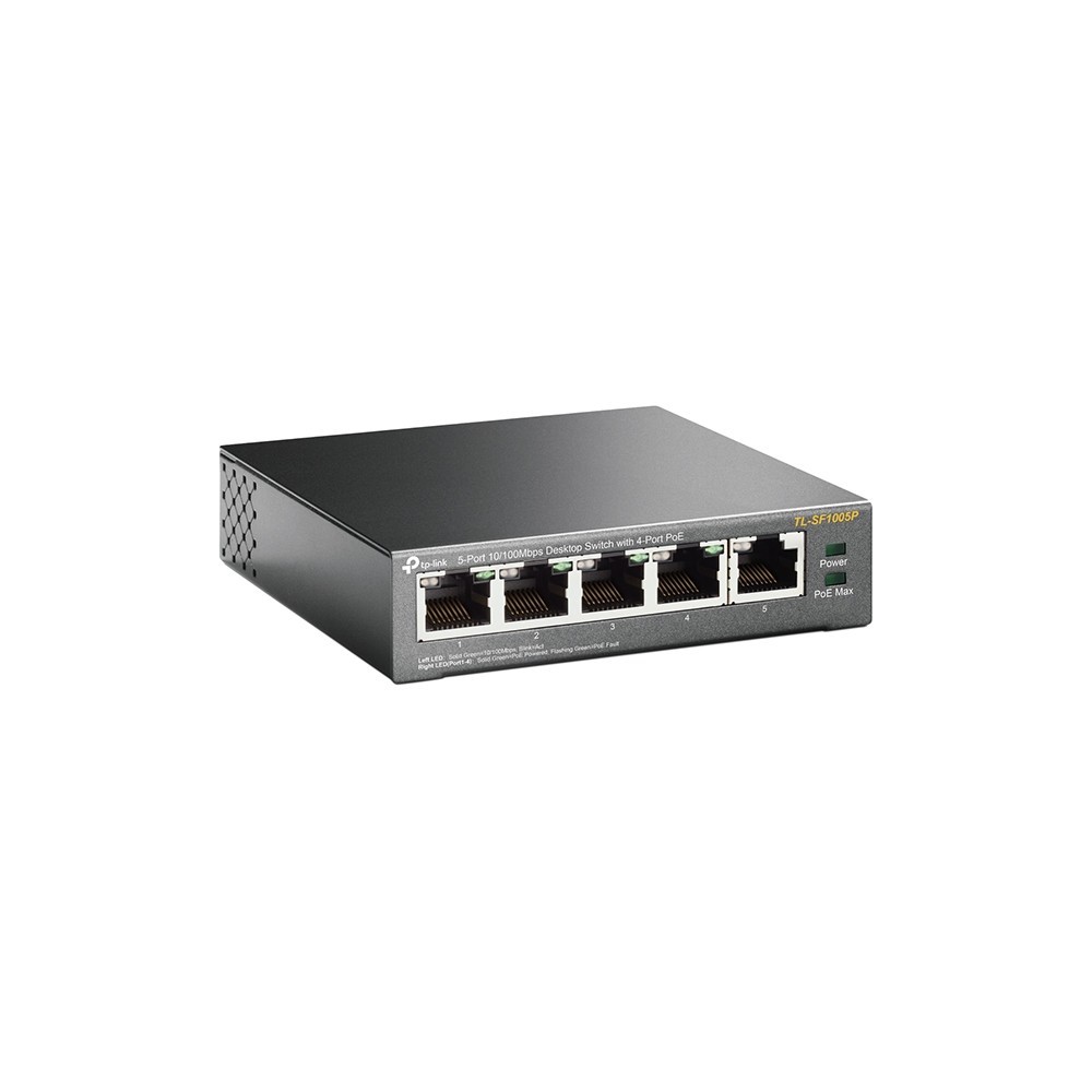 TP-LINK 5PORT 10/100MBPS POE TL-SF1005P — miniatura 4