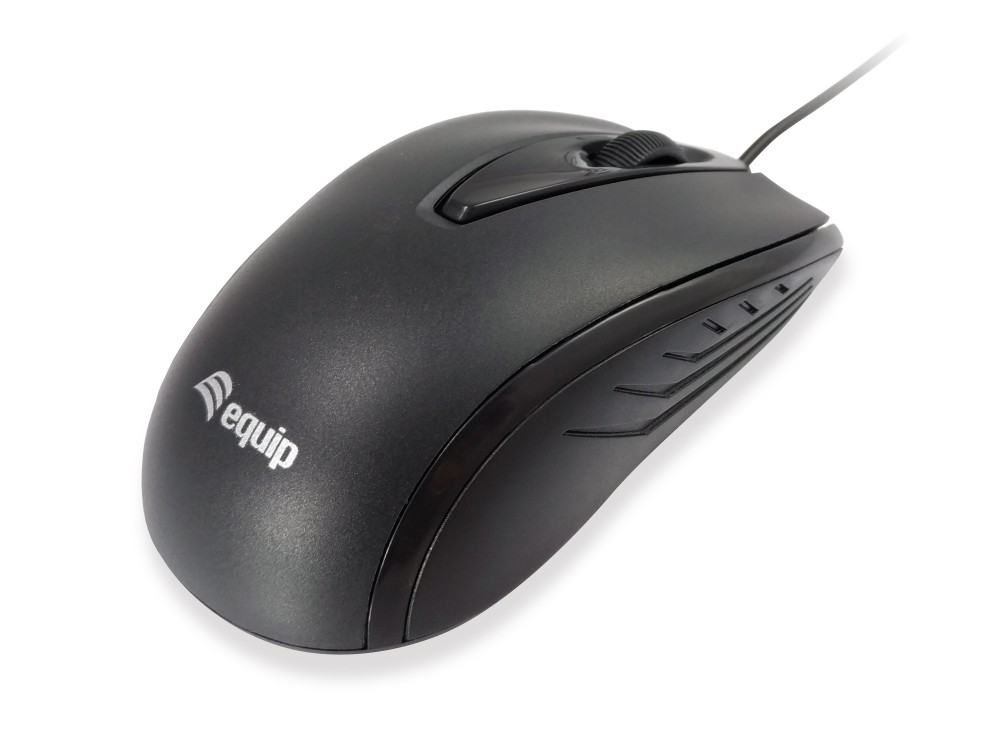 EQUIP LIFE RATO OPTICO COMPACT USB BLACK 1000DPI — miniatura 3