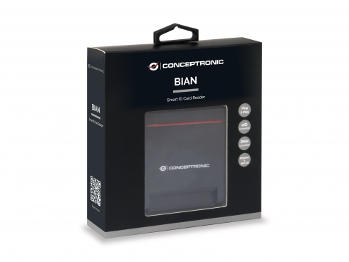 CONCEPTRONIC LEITOR DE CARTAO CIDADAO BLACK USB — miniatura 2