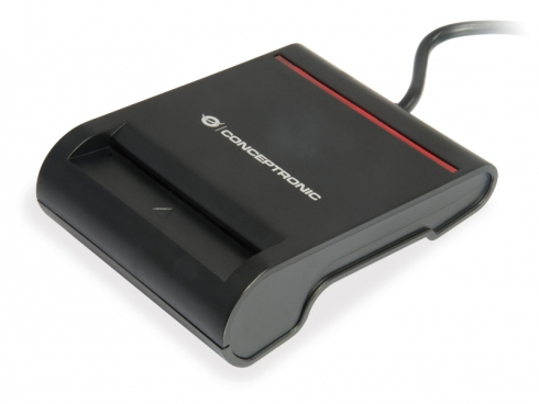 CONCEPTRONIC LEITOR DE CARTAO CIDADAO BLACK USB — miniatura 3