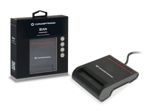 CONCEPTRONIC LEITOR DE CARTAO CIDADAO BLACK USB — miniatura 4