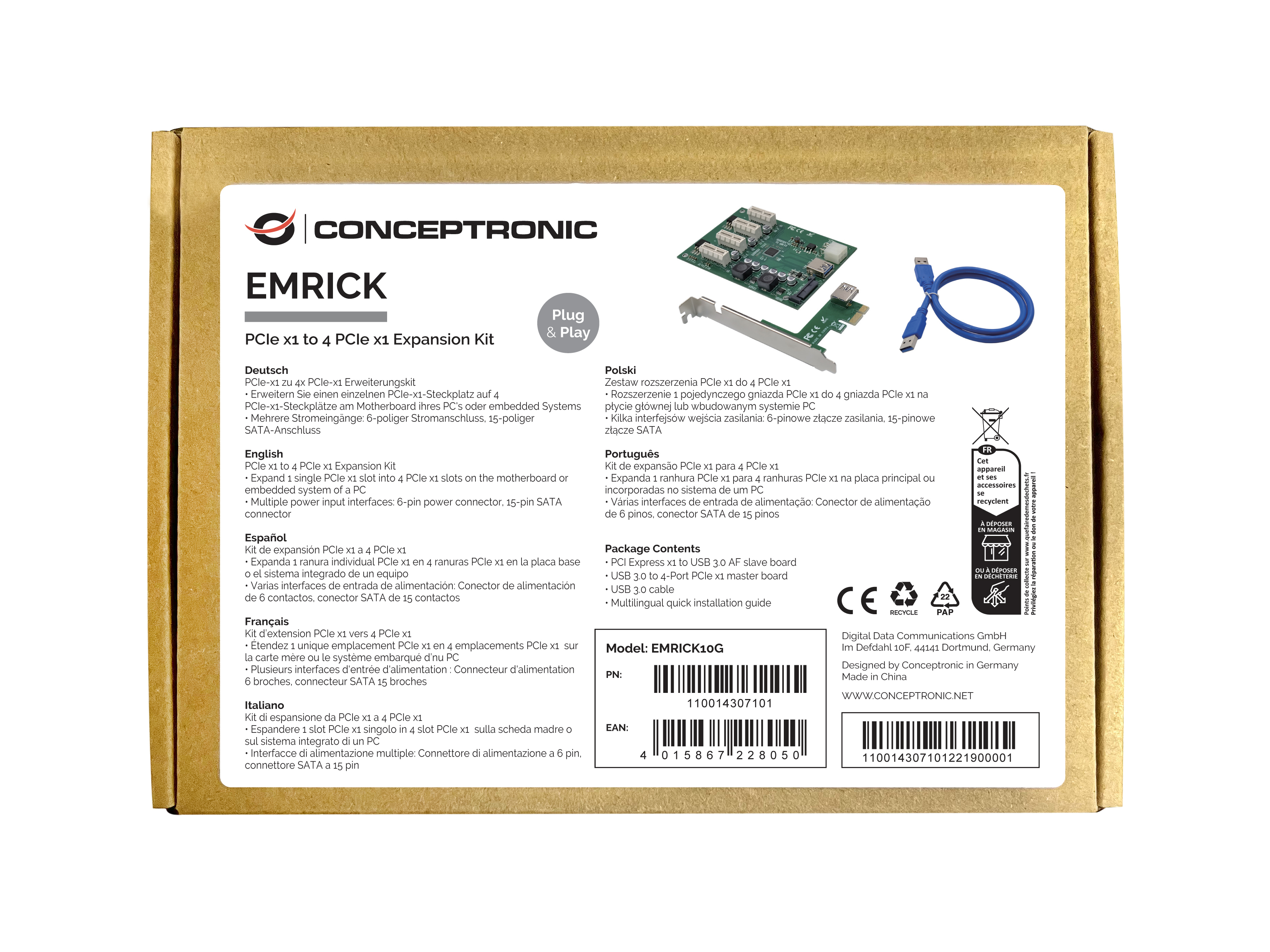 Conceptronic EMRICK10G — miniatura 3