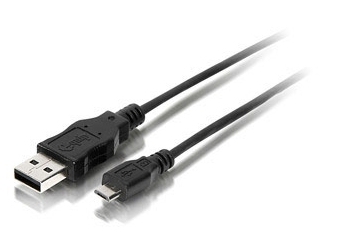 EQUIP CABO USB 2.0 A/M TO MICRO USB B/M 1.8MT PRETO — miniatura 2
