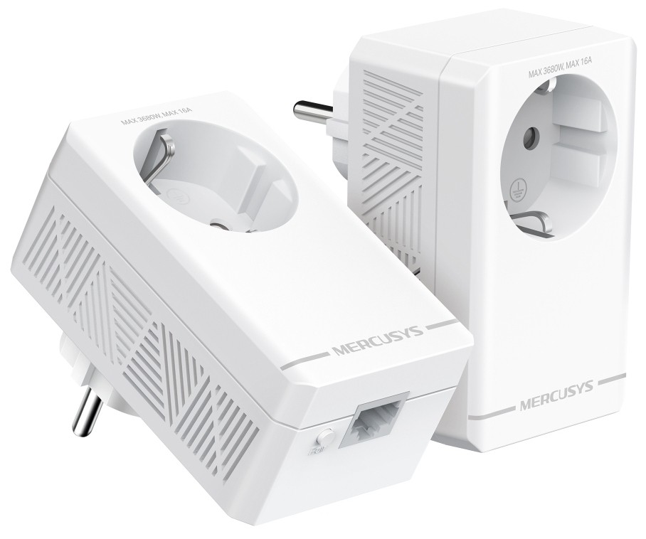 MERCUSYSGIGABIT PASSTROUGHT POWER LINE STARTER KIT