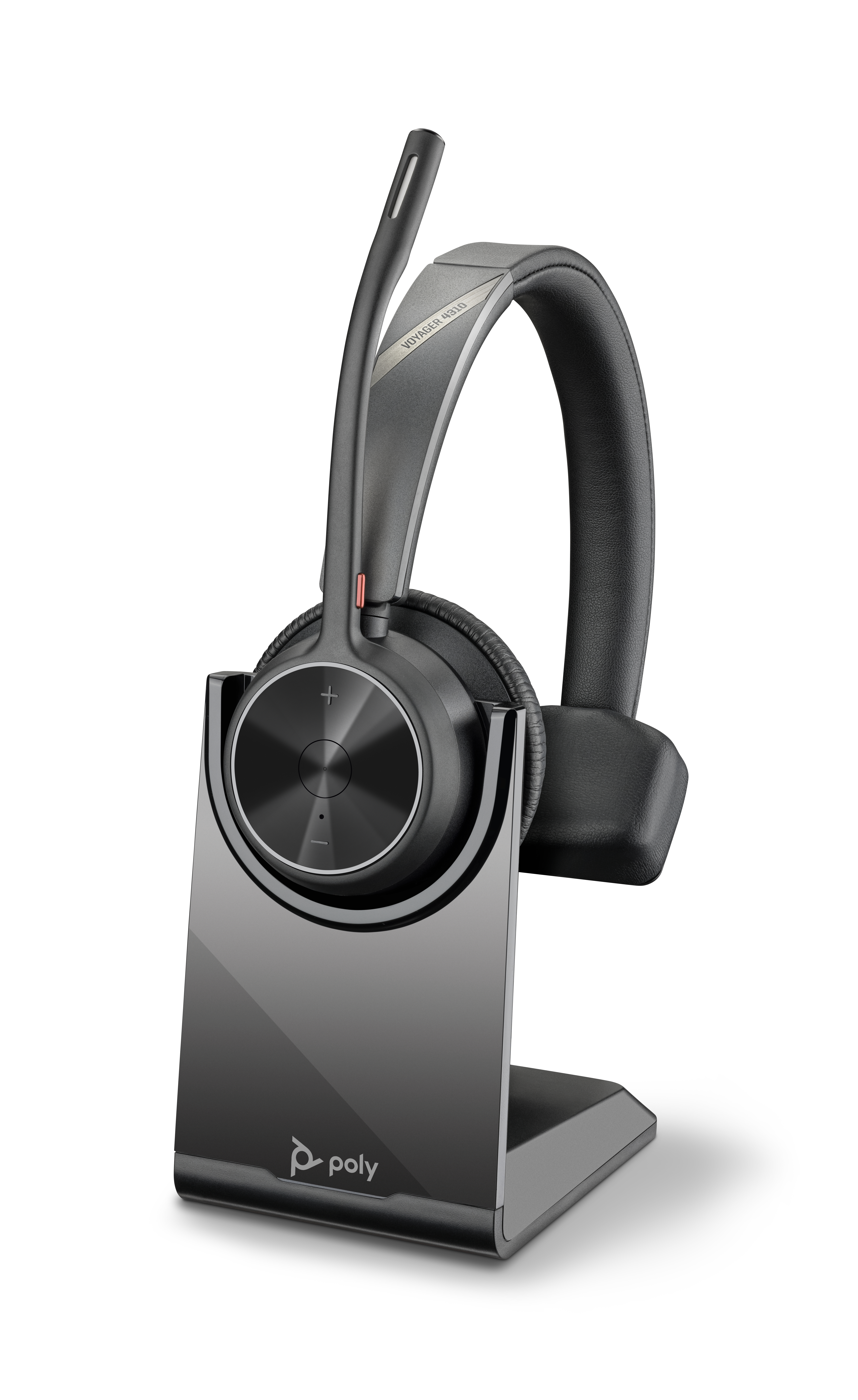 HP Poly Headset monoaural Poly Voyager 4310 UC + Adaptador USB-A BT700 + Base de carregamento