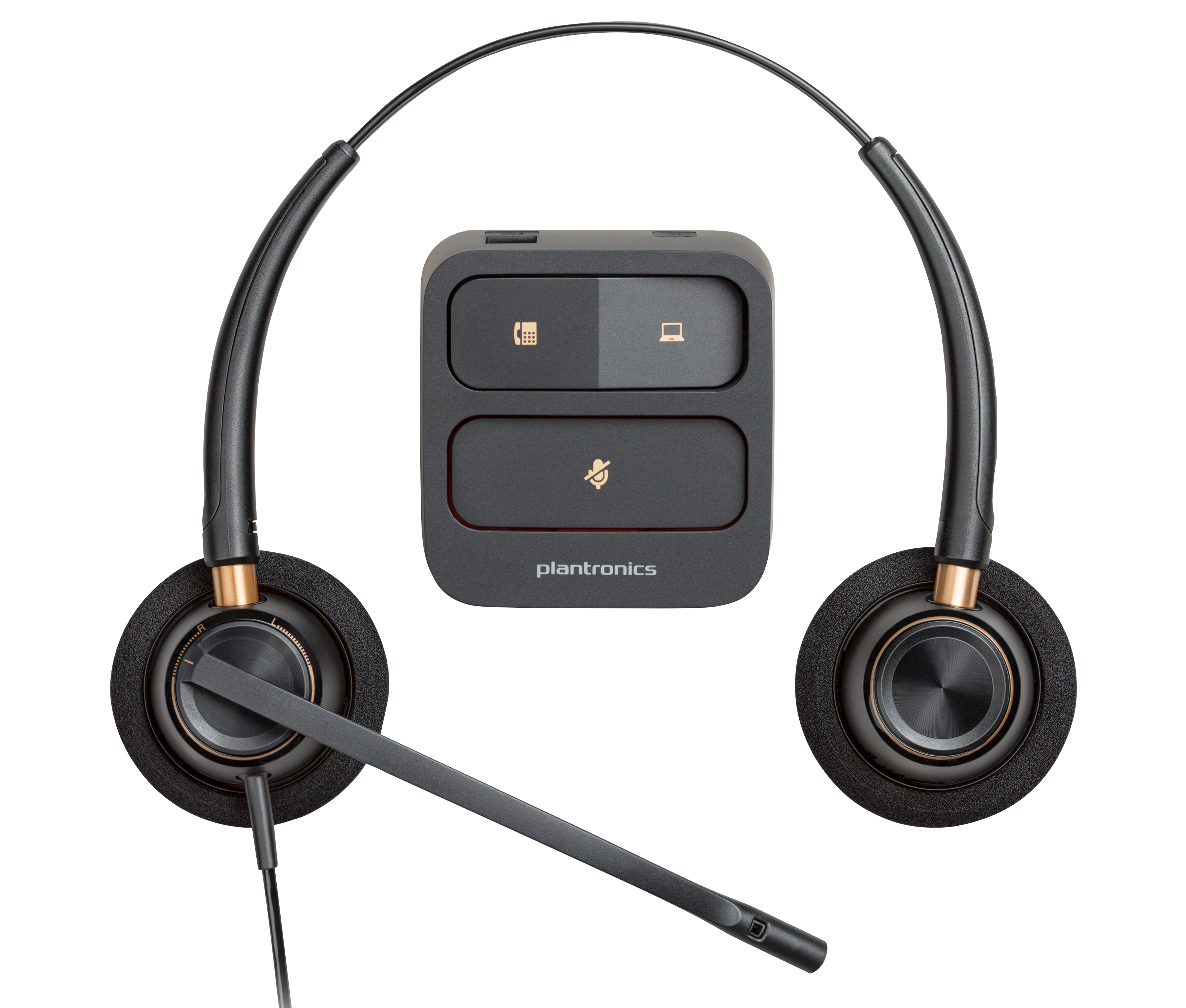 HP Poly Headset binaural Poly EncorePro 520 + Quick Disconnect