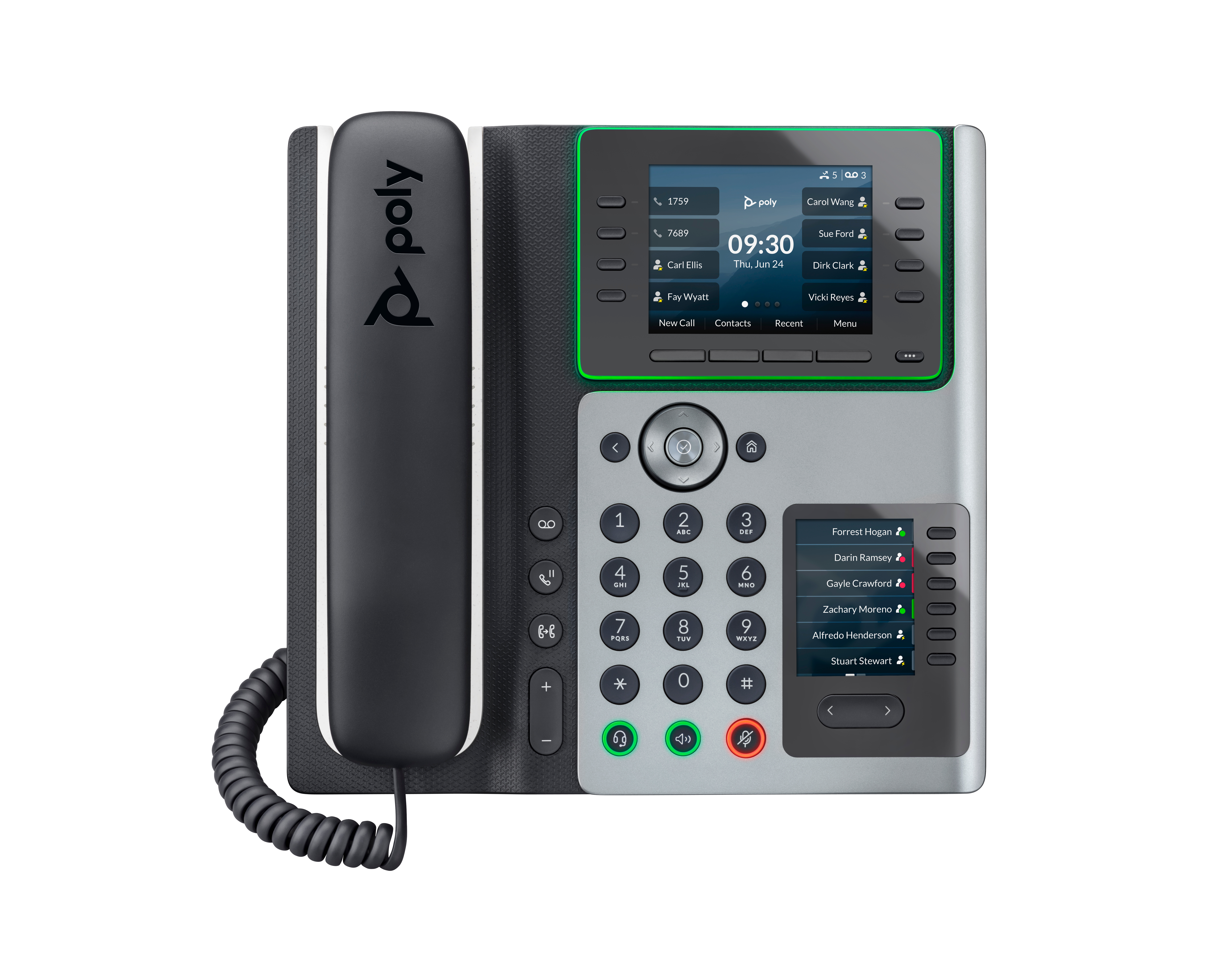 HP Poly Telefone IP Poly Edge E450 com PoE