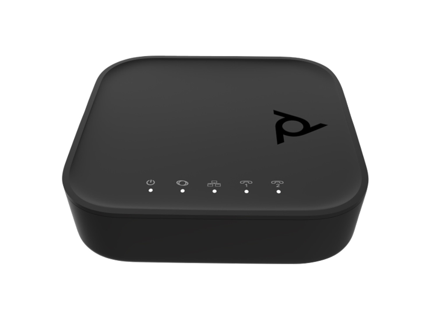 HP Poly Adaptador VoIP com porta de voz Poly ATA 402 2FXS com OpenSIP e fonte de alimentação